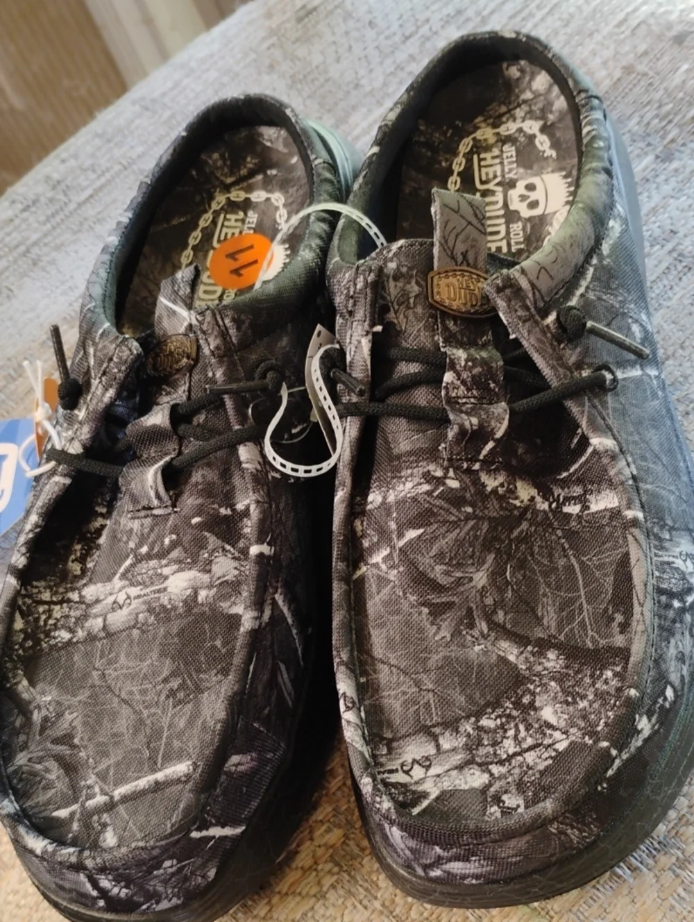 Hey Dude Jelly Roll Black Camo